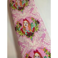 [638]Tula Pink Fabric - Alice Pwtp159.wonder Curiouser & Freespirit 100 % Quality Cotton -By 1/2 Yd Yardage | Etsy (US)