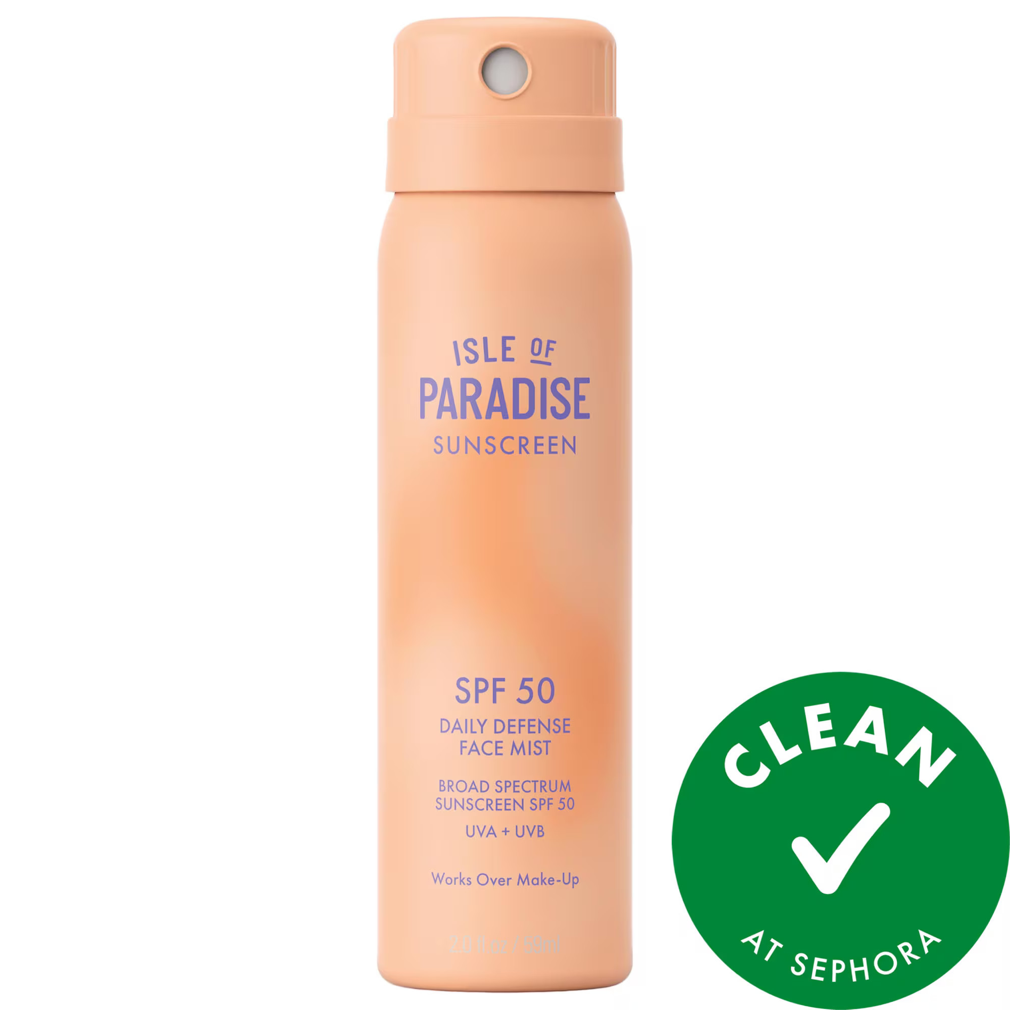 [998]Isle of Paradise Daily Defense Face Mist SPF 50 Sunscreen 2 oz/60 mL | Sephora (US)