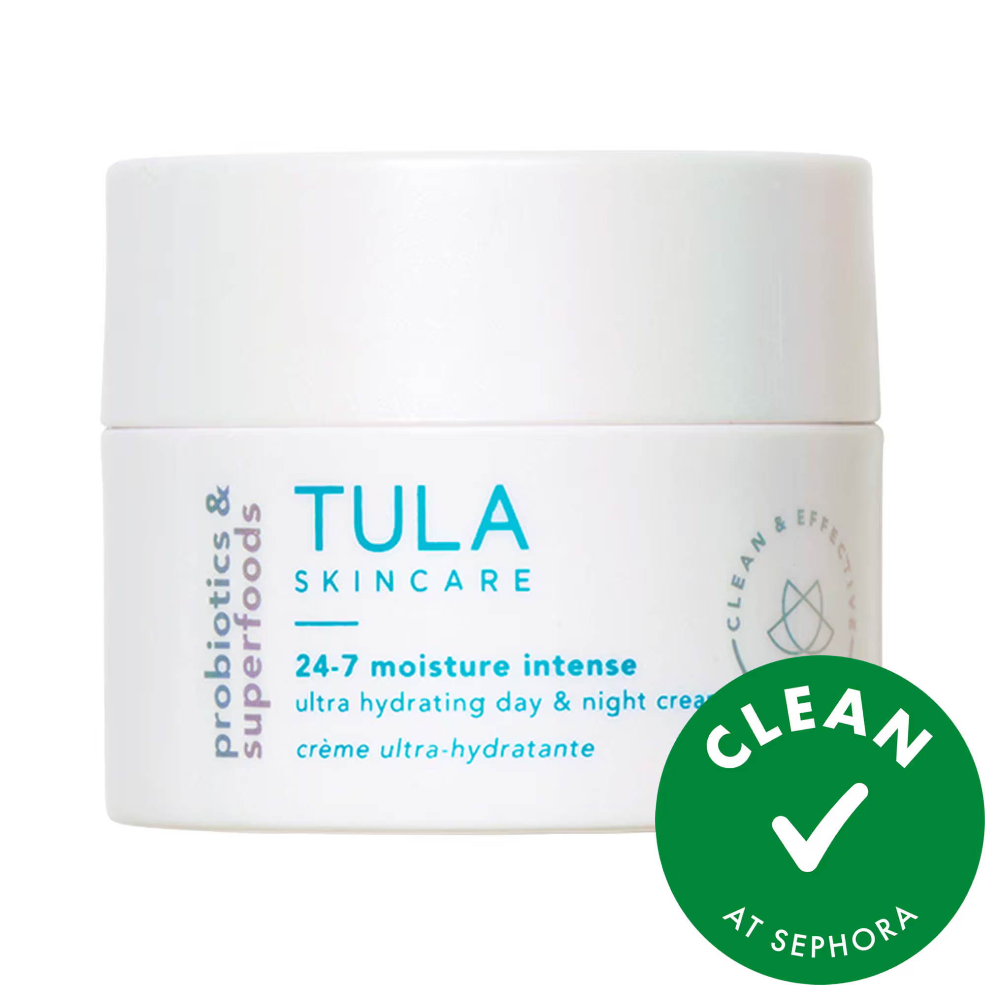 [998]TULA Skincare 24-7 Moisture Intense Ultra Hydrating Day & Night Cream with Hyaluronic Acid + Squalane 1.48 oz / 42 g | Sephora (US)