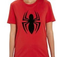 Spiderman Classic Spider Logo Ladies Red TShirt | Etsy (US)