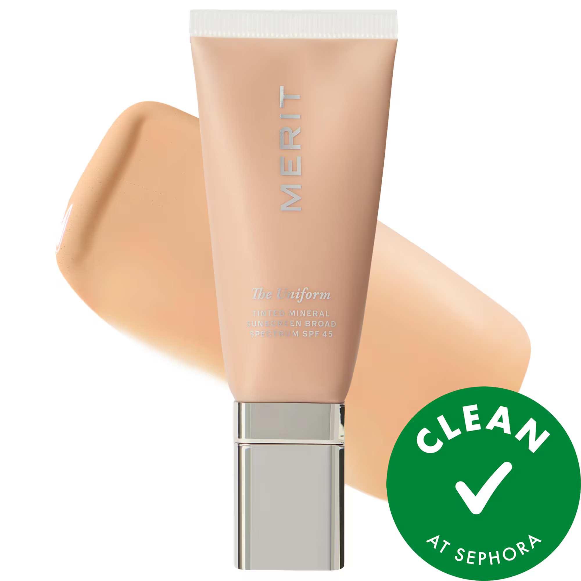 [998]MERIT The Uniform Tinted Mineral Sunscreen Broad Spectrum SPF 45 24 1.7 oz/50 mL | Sephora (US)
