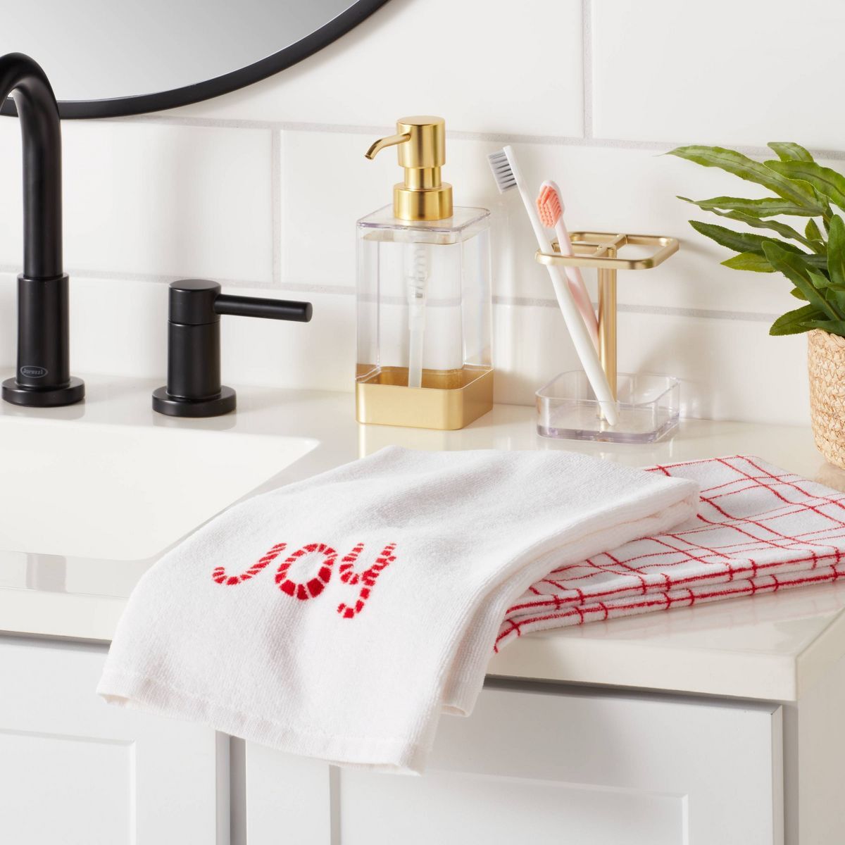 2pk Joy Christmas Hand Towels - Wondershop™ | Target