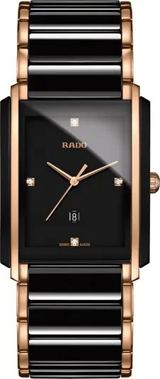 RADO Integral Diamond Bracelet Watch, 31mm x 41mm | Nordstrom | Nordstrom