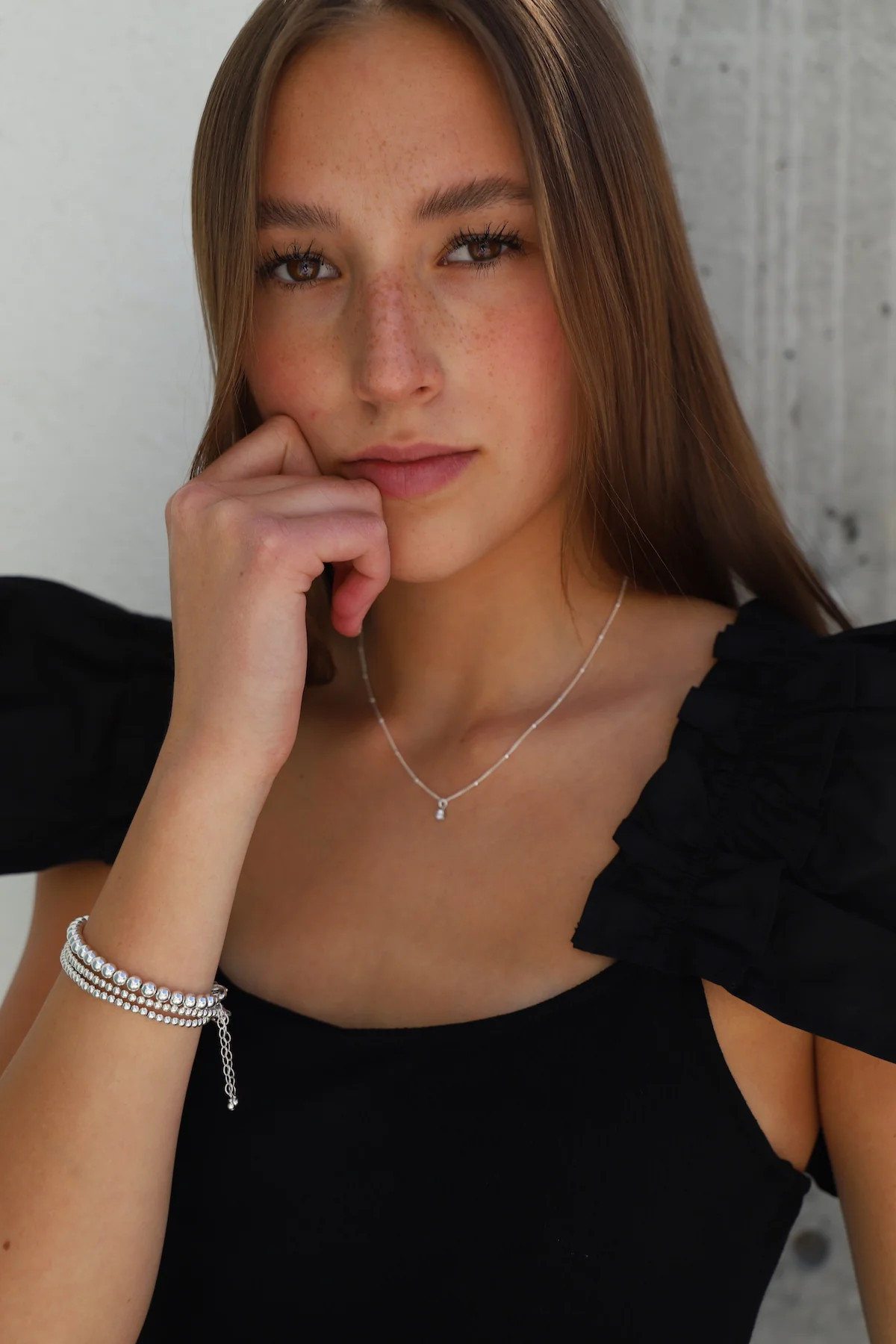 WILLA SILVER CZ NECKLACE | Katie Waltman Jewelry