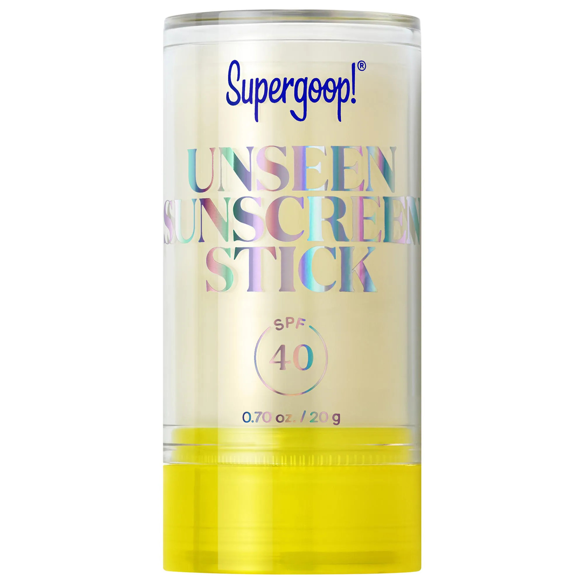 [998]Supergoop! Unseen Sunscreen Stick SPF 40 Invisible Sun Protection 0.7 oz / 20 mL | Sephora (US)
