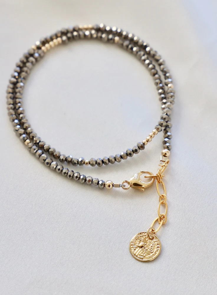 PETITE CRYSTAL WRAP BRACELET | Katie Waltman Jewelry