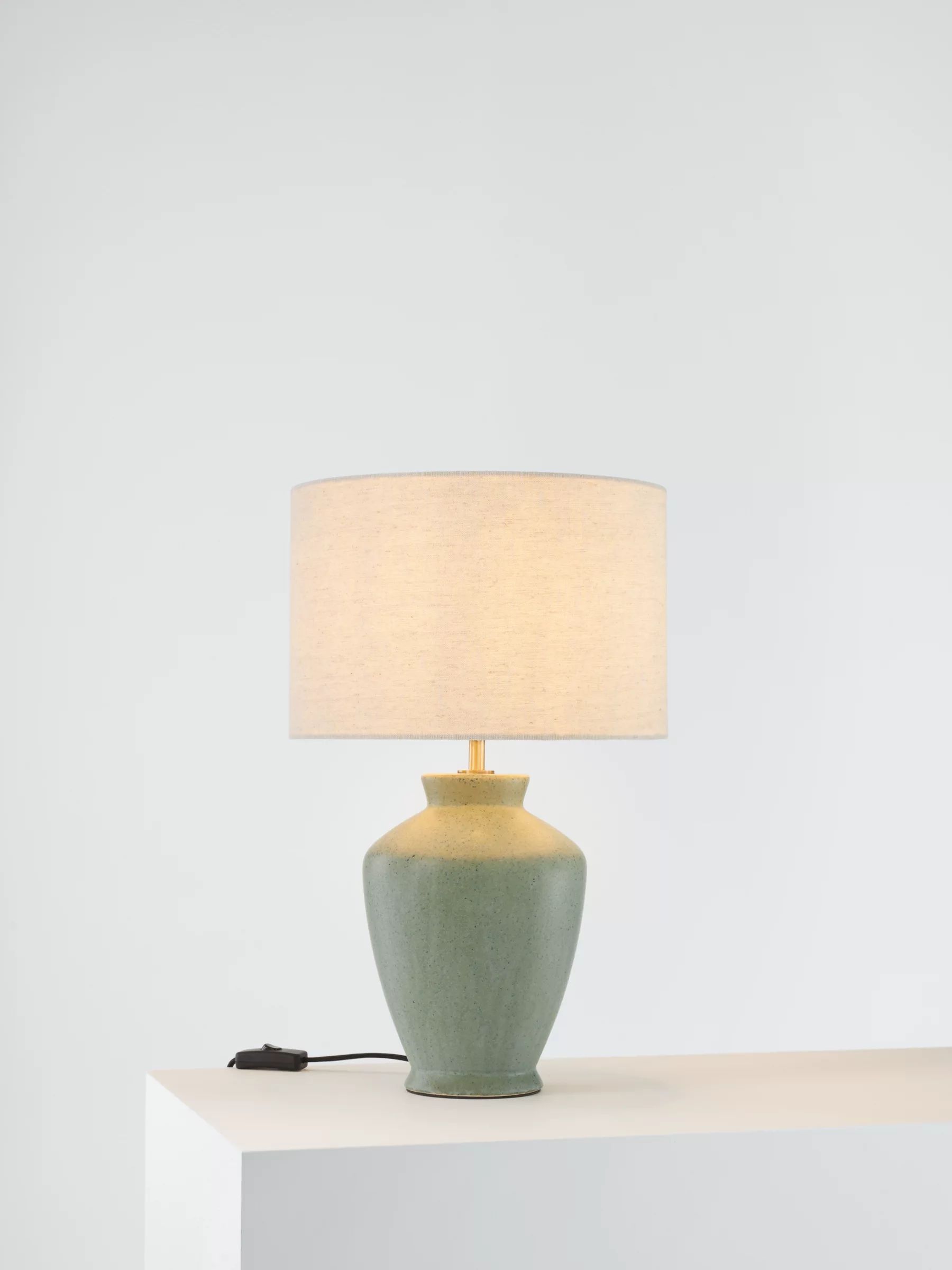 John Lewis Eldoris Ceramic Table Lamp, Blue | John Lewis (UK)