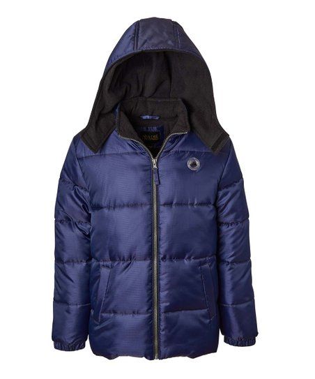 Navy Ripstop Puffer Jacket - Infant, Toddler & Boys | Zulily