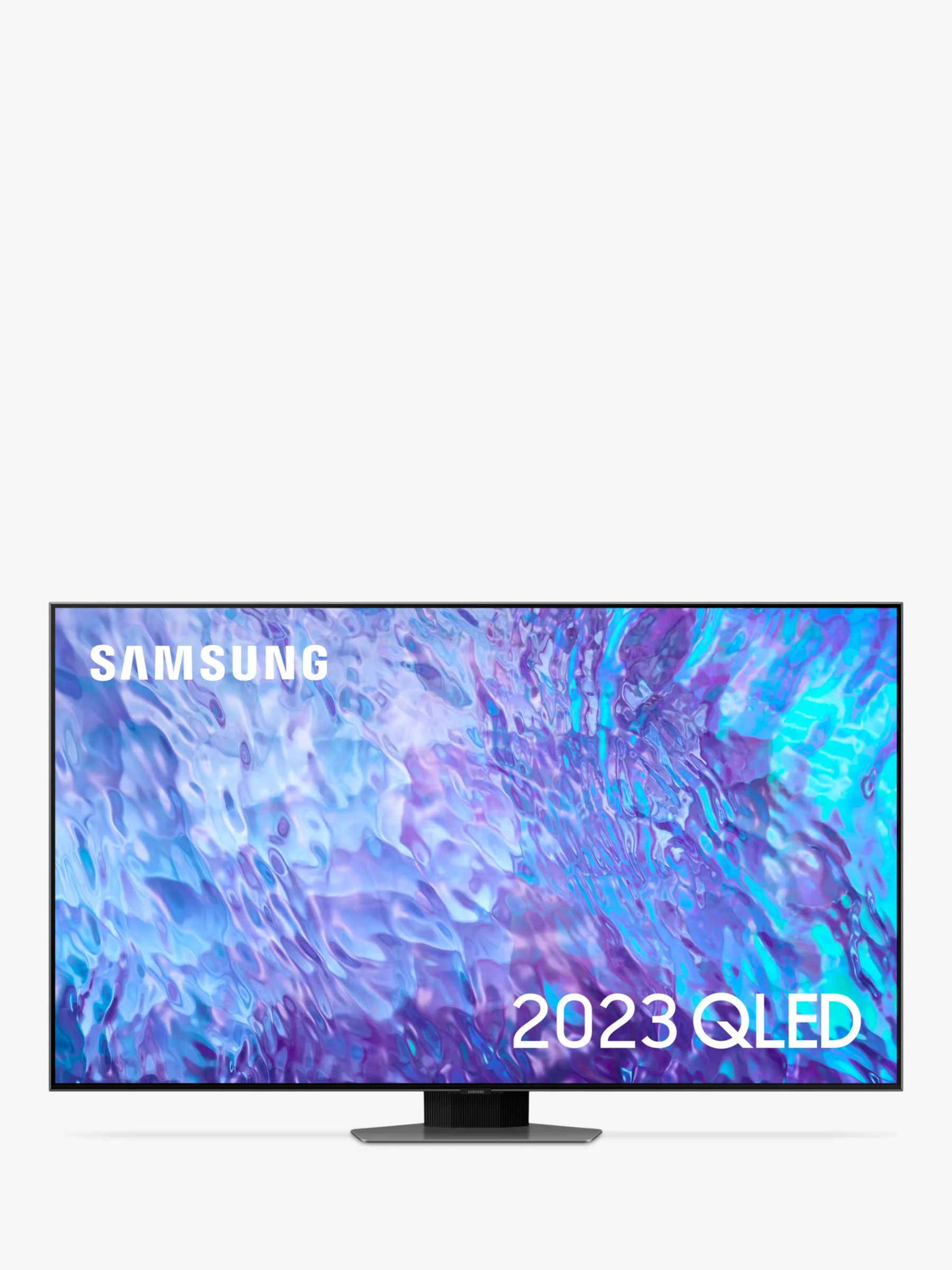 Samsung QE55Q80C (2023) QLED HDR 4K Ultra HD Smart TV, 55 inch with TVPlus & Dolby Atmos, Carbon ... | John Lewis (UK)