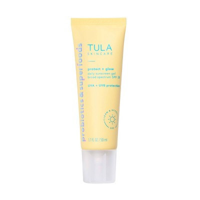 [841]TULA SKINCARE Protect + Glow Daily Sunscreen Gel Broad Spectrum SPF 30 - 1.7 fl oz - Ulta Beauty | Target