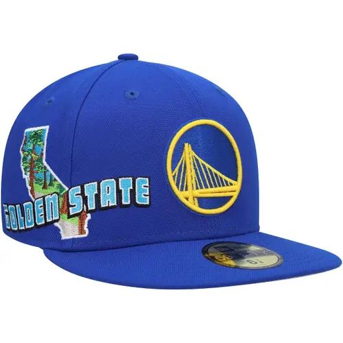 Men's New Era Royal Golden State Warriors Stateview 59FIFTY Fitted Hat in Blue at Nordstrom, Size 7 3 | Nordstrom