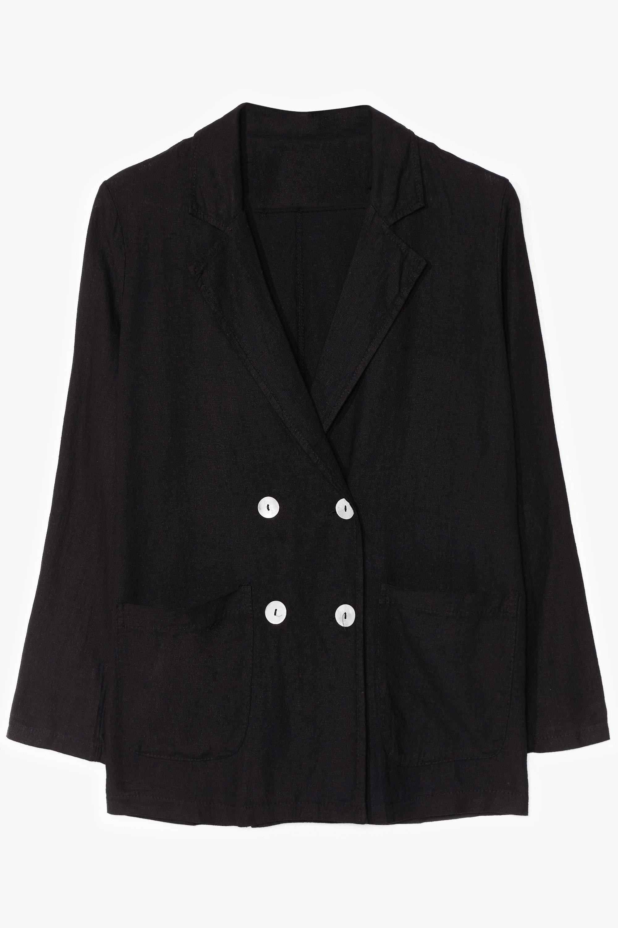 Double Down Linen Tailored Blazer | Nasty Gal | NastyGal (US & CA)
